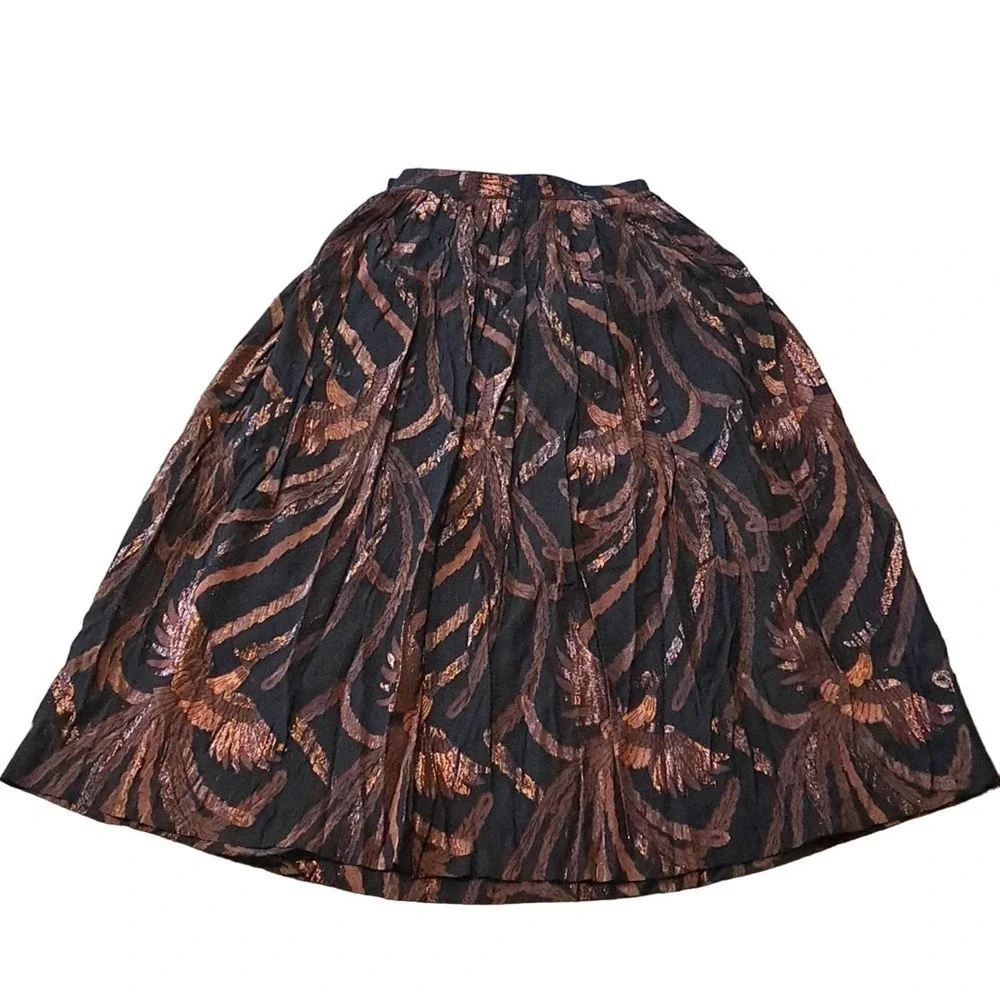 Evan-Picone brown good and black skirt size 8